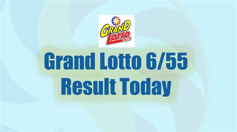 grand lotto 6/55 schedule